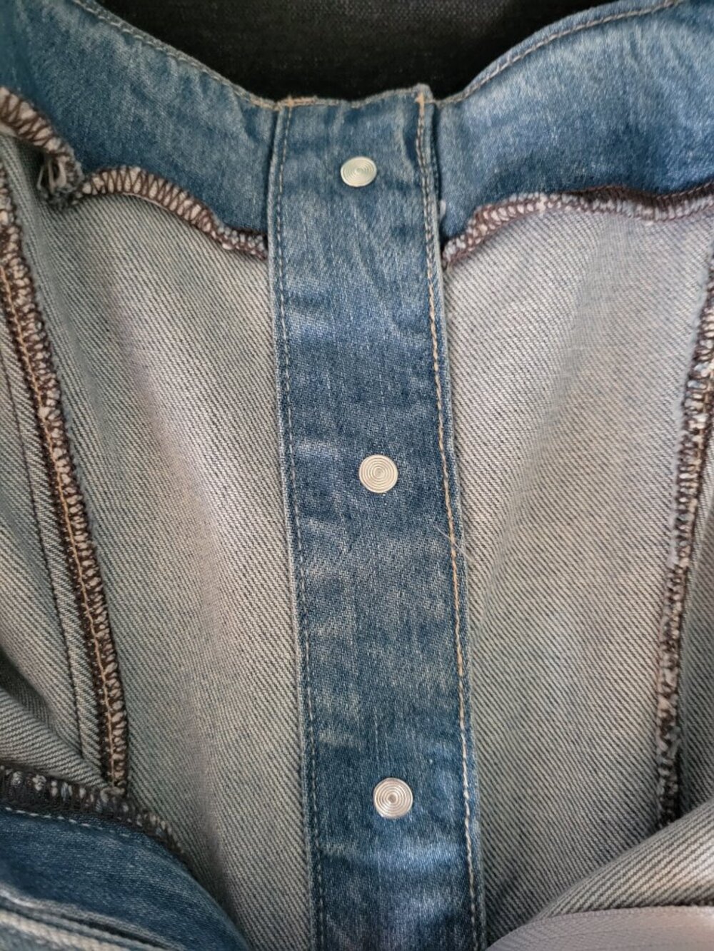 NWT L'AGENCE Denim "Midy" Belted Sleeveless Mini Dress Pockets Retail - Size 6 - Picture 11 of 15